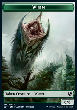 Wurm Token (G 6/6) // Kraken Token (U 9/9)