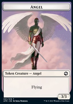 Angel Token (W 3/3) // Wolf Token (G 2/2)