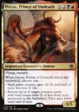 Orcus, Prince of Undeath