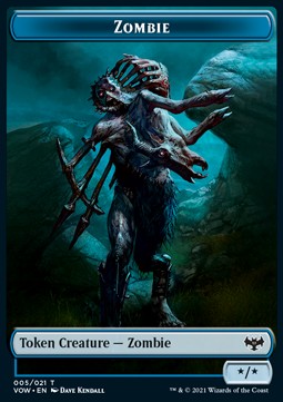 Zombie Token (U */*) // Zombie Token (B 2/2)