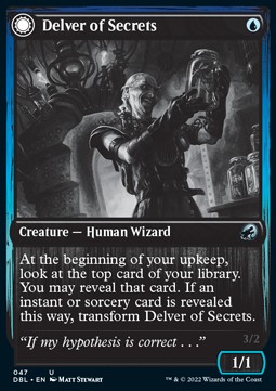 Delver of Secrets / Insectile Aberration