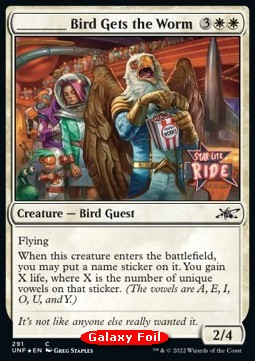 ________ Bird Gets the Worm