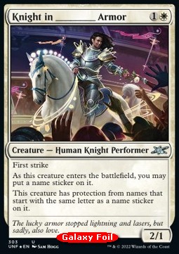 Knight in _____ Armor