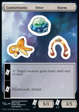 Contortionist Otter Storm Sticker
