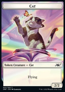 Cat Token (W 2/2) // Treasure Token