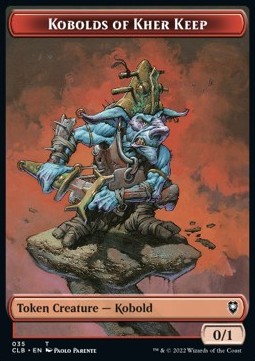 Kobolds of Kher Keep Token (R 0/1) // Treasure Token