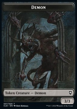 Demon Token (B 3/3) // Treasure Token