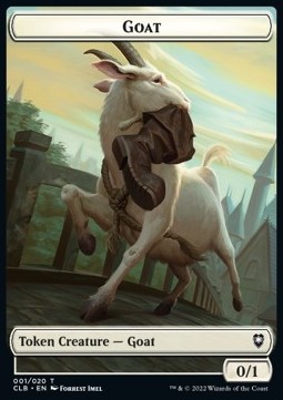 Goat Token (W 0/1) // Treasure Token