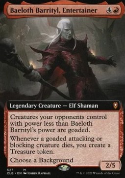 Baeloth Barrityl, Entertainer
