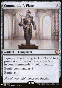 Commander's Plate