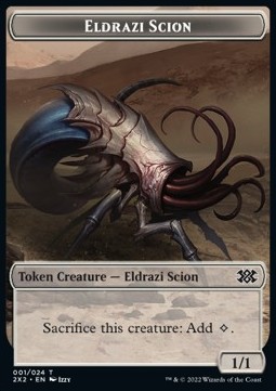 Eldrazi Scion Token (C 1/1) // Spider Token (G 1/2)