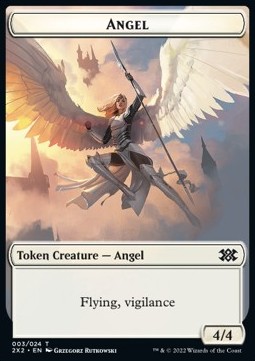 Angel Token (W 4/4 Vigilance) // Zombie Token (B 2/2)