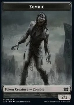 Zombie Token (B 2/2) // Soldier Token (W 1/1)
