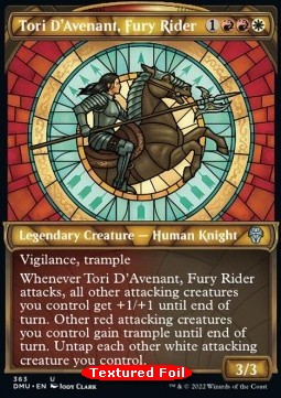 Tori D'Avenant, Fury Rider