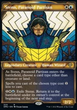 Stenn, Paranoid Partisan