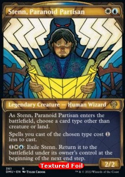 Stenn, Paranoid Partisan