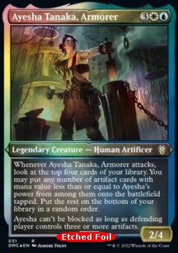 Ayesha Tanaka, Armorer