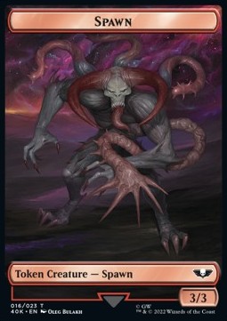 Spawn Token (R 3/3) // Plaguebearer of Nurgle Token (B 1/3)