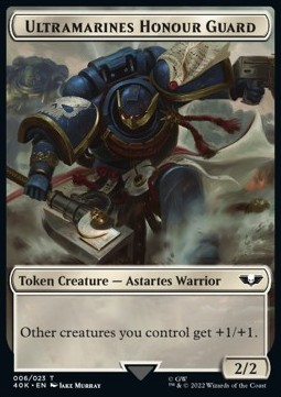 Ultramarines Honour Guard Token (W 2/2) // Soldier Token (W 1/1)