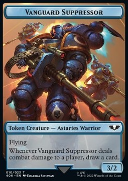 Vanguard Suppressor Token (U 3/2) // Soldier Token (W 1/1)