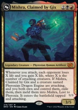 Mishra, Claimed by Gix // Mishra, Lost to Phyrexia