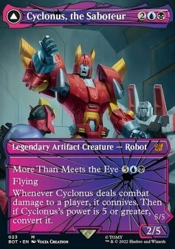 Cyclonus, the Saboteur // Cyclonus, Cybertronian Fighter