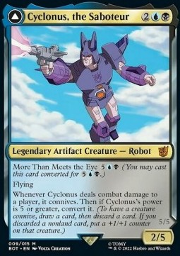 Cyclonus, the Saboteur // Cyclonus, Cybertronian Fighter