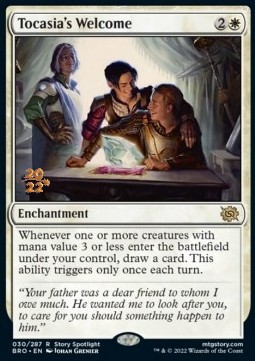Tocasia's Welcome