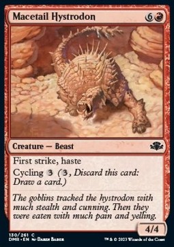 Macetail Hystrodon