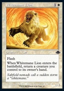 Whitemane Lion