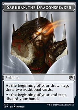 Sarkhan, the Dragonspeaker Emblem // Sarkhan, the Dragonspeaker Emblem