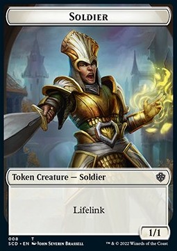 Soldier Token (W 1/1 Lifelink) // Insect Token (G 1/1 Flying, Deathtouch)
