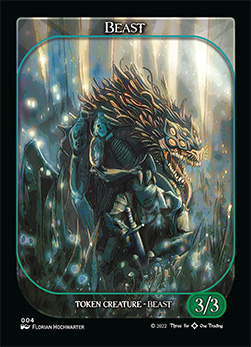 Beast Token (Green 3/3)