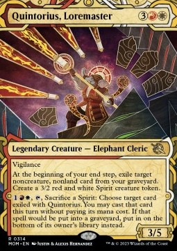 Quintorius, Loremaster