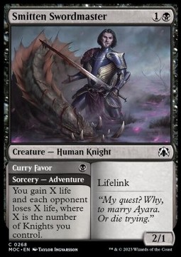 Smitten Swordmaster // Curry Favor