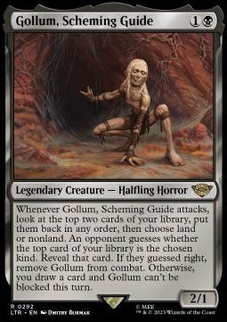 Gollum, Scheming Guide