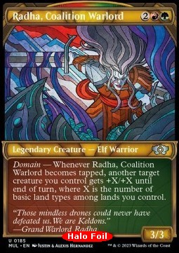 Radha, Coalition Warlord