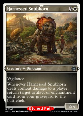 Harnessed Snubhorn