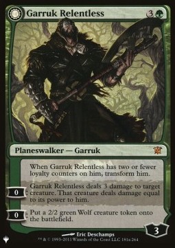 Garruk Relentless / Garruk, the Veil-Cursed