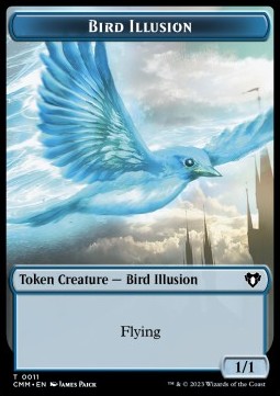 Bird Illusion Token (U 1/1) // Servo Token (A 1/1)