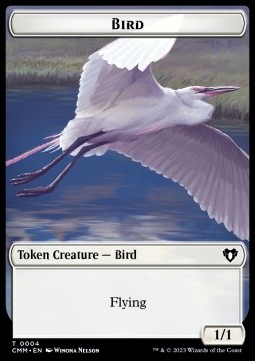 Bird Token (W 1/1) // Daretti, Scrap Savant Emblem