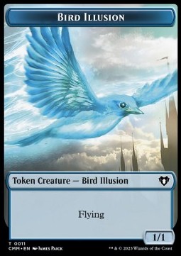 Bird Illusion Token (U 1/1) // City's Blessing Token