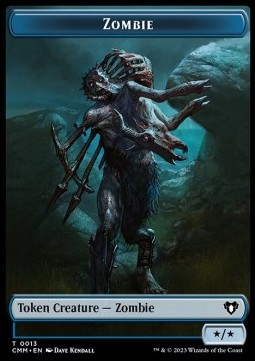 Zombie Token (U */*) // Zombie Token (B 2/2)