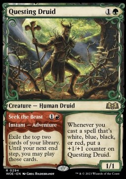 Questing Druid // Seek the Beast
