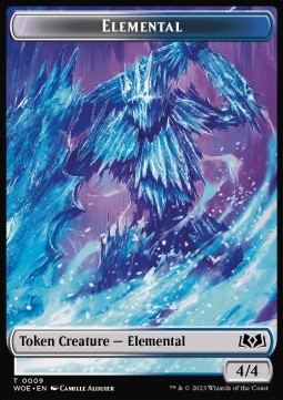 Elemental Token (WU 4/4) // Food Token