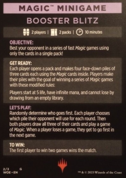 Magic Minigame: Booster Blitz