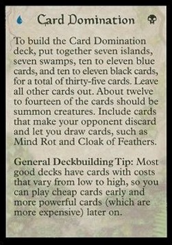 Strategy Card: Card Domination 1