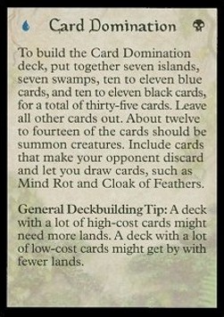 Strategy Card: Card Domination 2