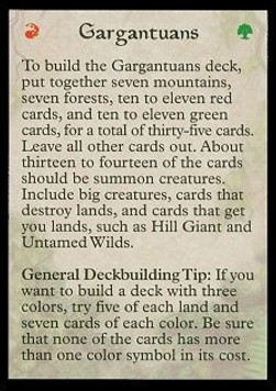 Strategy Card: Gargantuans 1