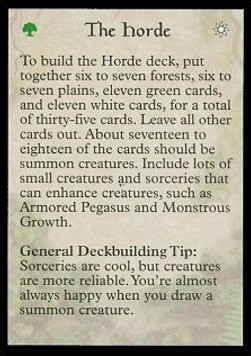 Strategy Card: The Horde 2